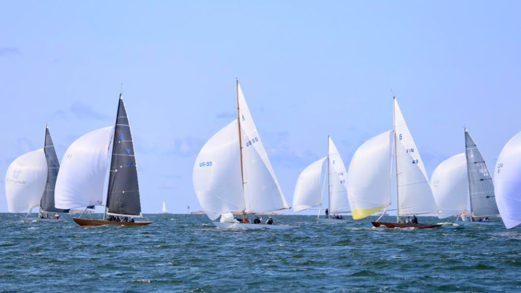 Spinnakers at 2019 Six-Metre Worlds
